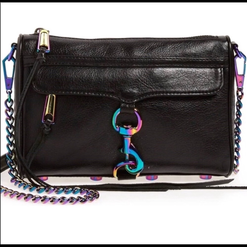 Rebecca Minkoff Mini Mac Crossbody Oil Slick